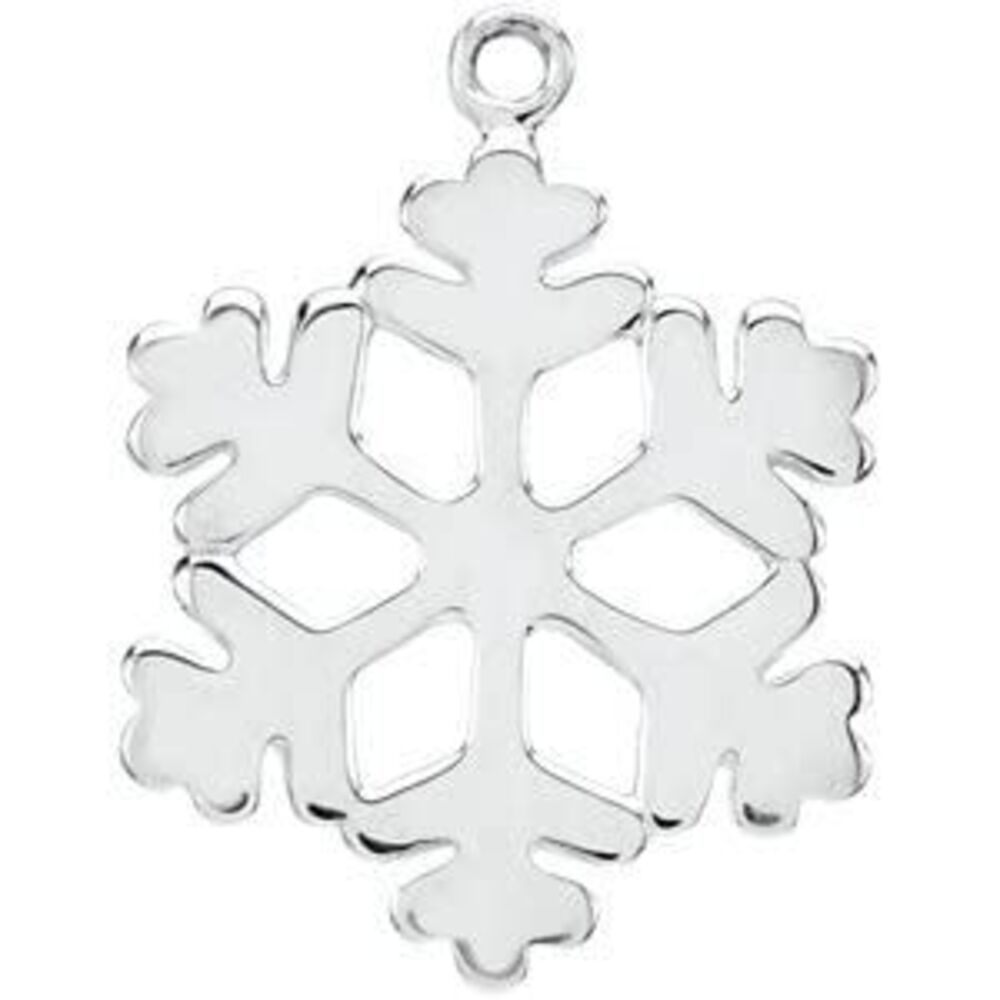 Sterling Silver Snowflake Dangle - image 3